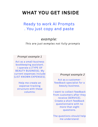 25 AI Prompts for Beauty Business Owners